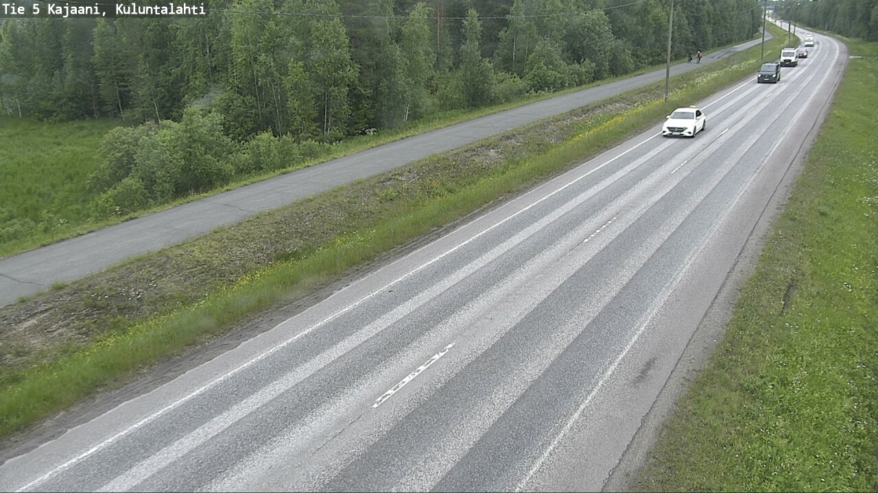 Weather Camera Image Road 5 Kajaani, Kuluntalahti, Kajaani, Kainuu