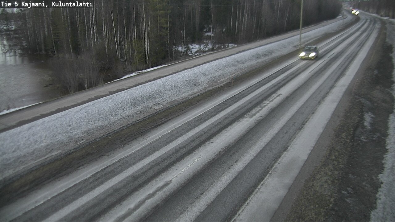 Weather Camera Image Road 5 Kajaani, Kuluntalahti, Kajaani, Kainuu