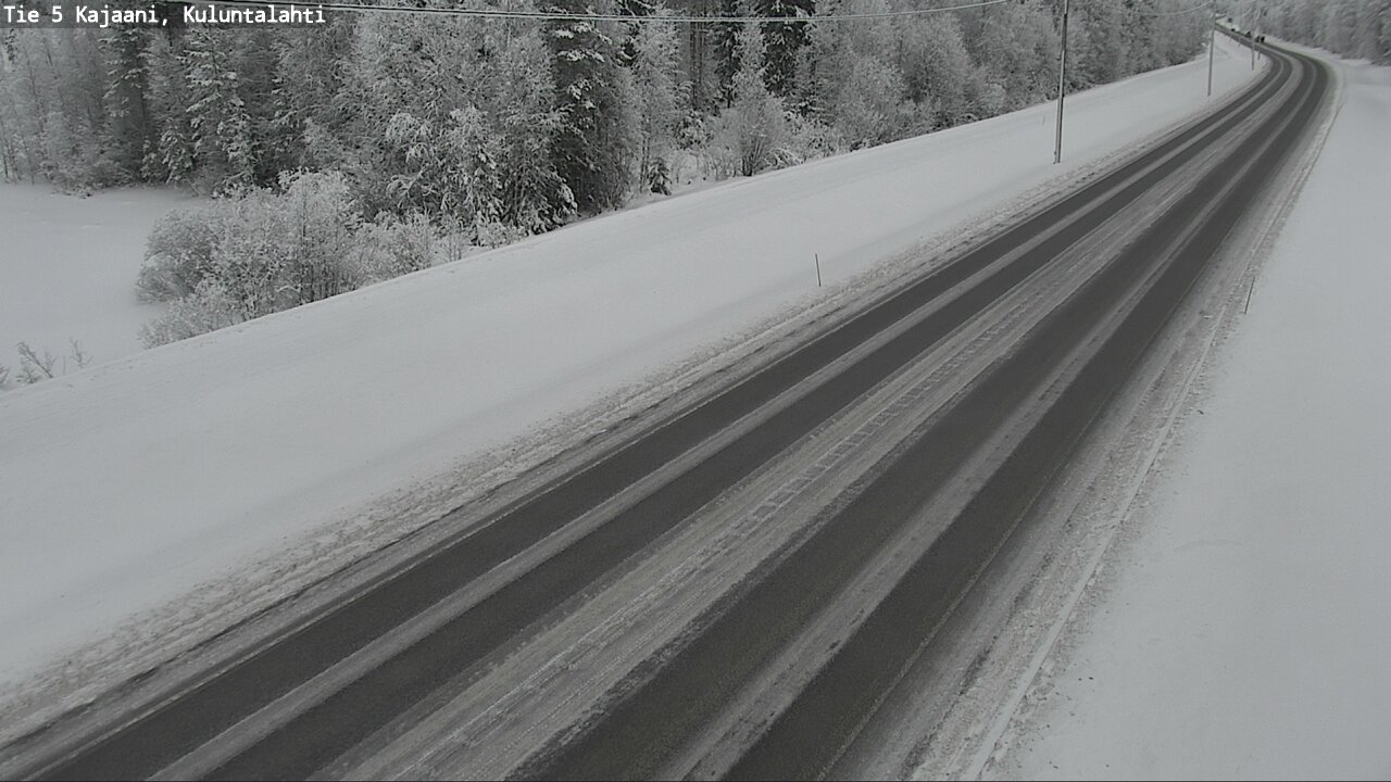 Weather Camera Image Road 5 Kajaani, Kuluntalahti, Kajaani, Kainuu
