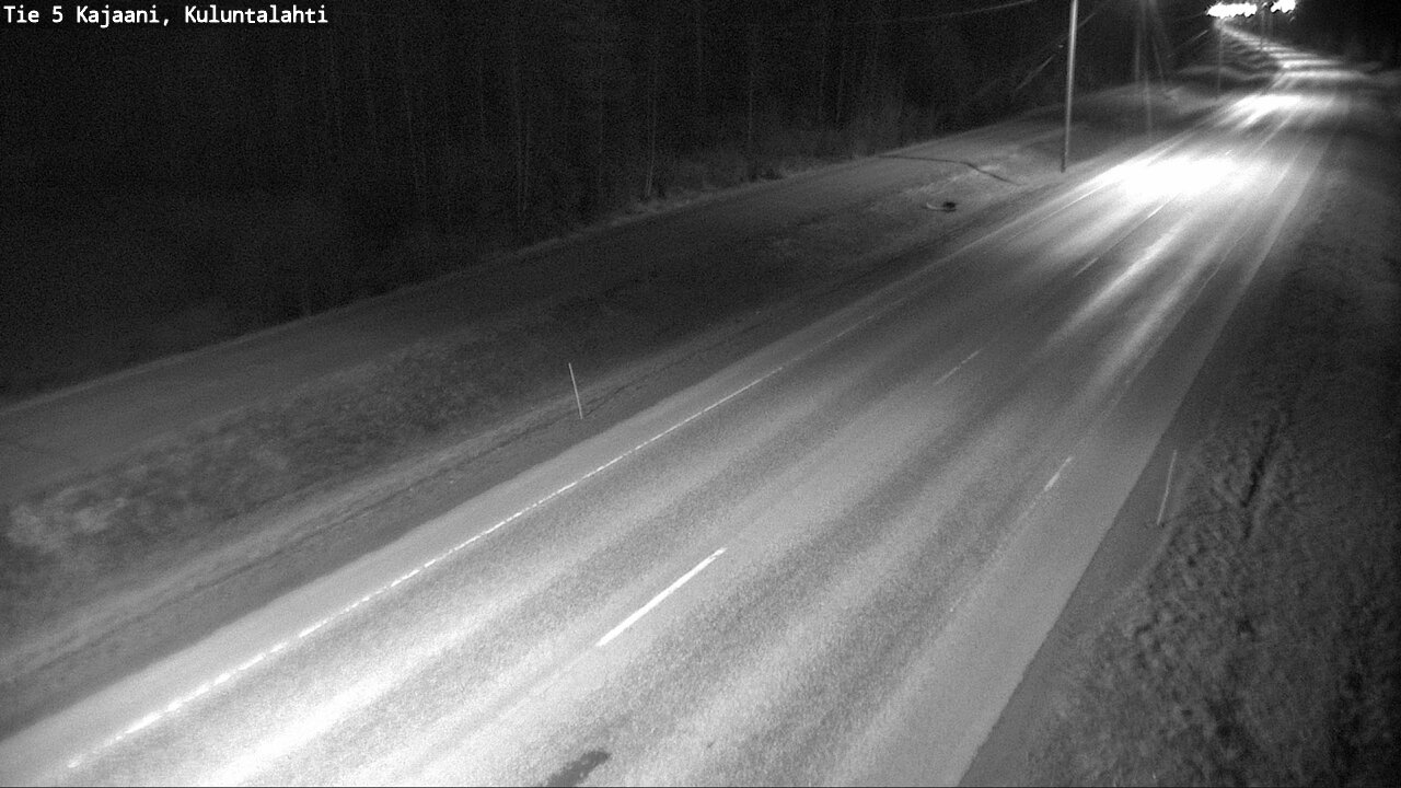 Weather Camera Image Road 5 Kajaani, Kuluntalahti, Kajaani, Kainuu