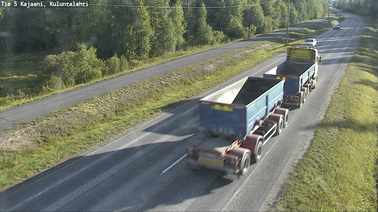 Weather Camera Image Road 5 Kajaani, Kuluntalahti, Kajaani, Kainuu