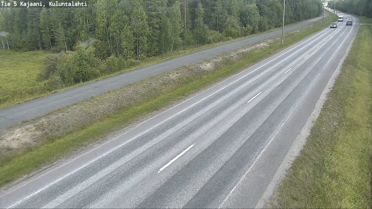 Weather Camera Image Road 5 Kajaani, Kuluntalahti, Kajaani, Kainuu