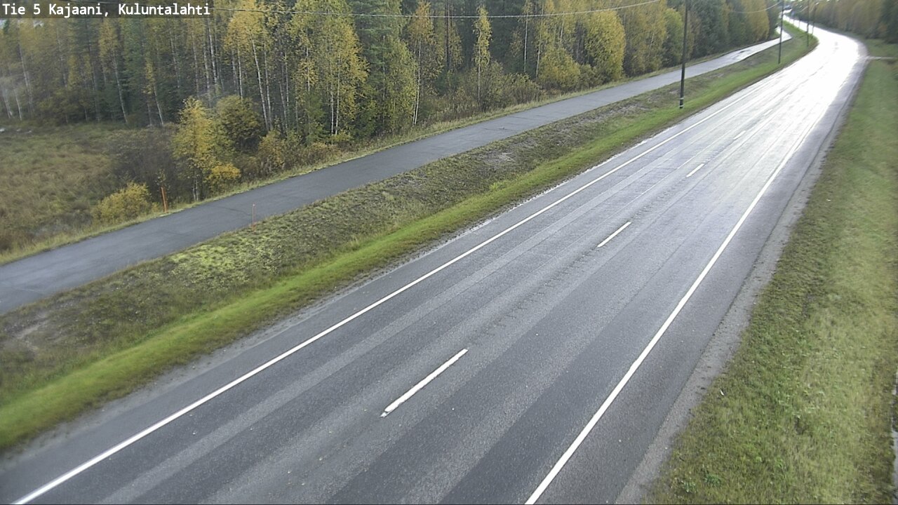 Weather Camera Image Road 5 Kajaani, Kuluntalahti, Kajaani, Kainuu