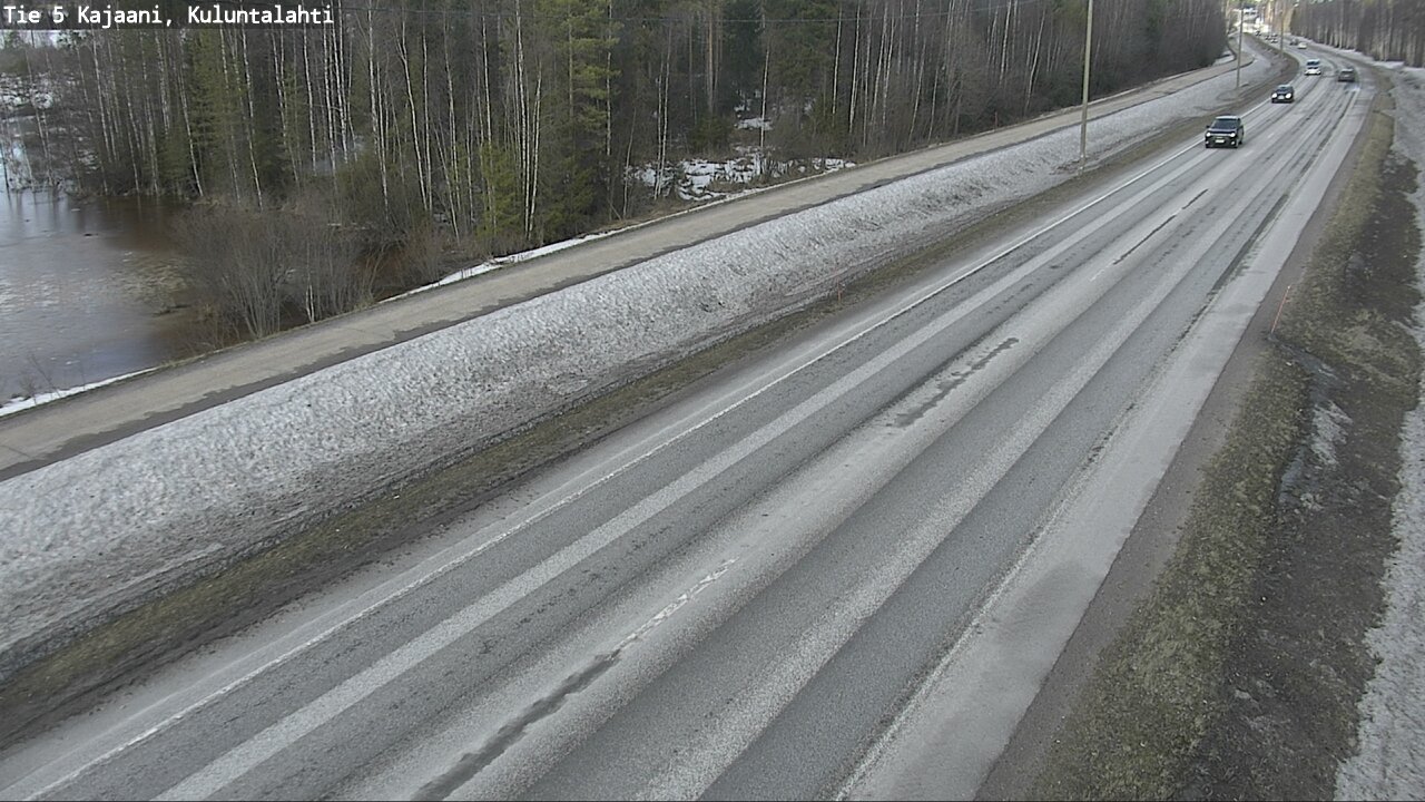 Weather Camera Image Road 5 Kajaani, Kuluntalahti, Kajaani, Kainuu