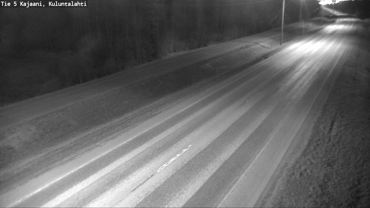 Weather Camera Image Road 5 Kajaani, Kuluntalahti, Kajaani, Kainuu