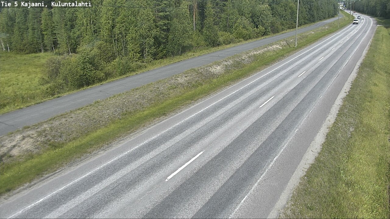 Weather Camera Image Road 5 Kajaani, Kuluntalahti, Kajaani, Kainuu