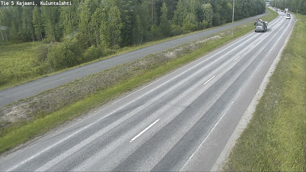 Weather Camera Image Road 5 Kajaani, Kuluntalahti, Kajaani, Kainuu
