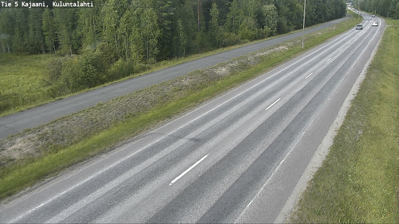 Weather Camera Image Road 5 Kajaani, Kuluntalahti, Kajaani, Kainuu