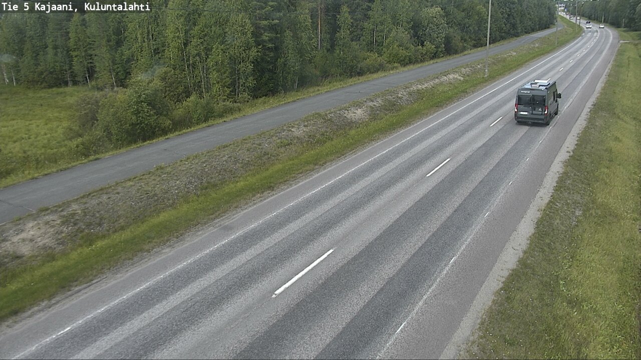 Weather Camera Image Road 5 Kajaani, Kuluntalahti, Kajaani, Kainuu