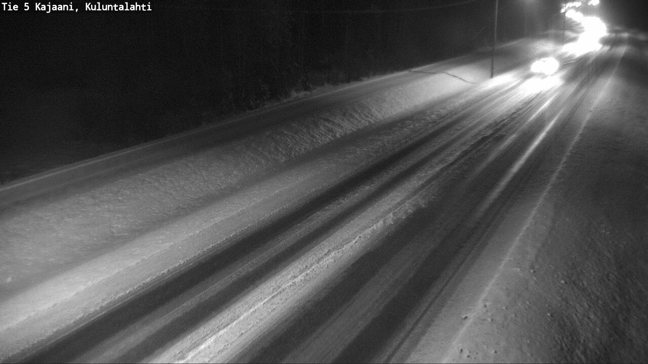 Weather Camera Image Väg 5 Kajaani, Kuluntalahti, Kajaani, Kainuu