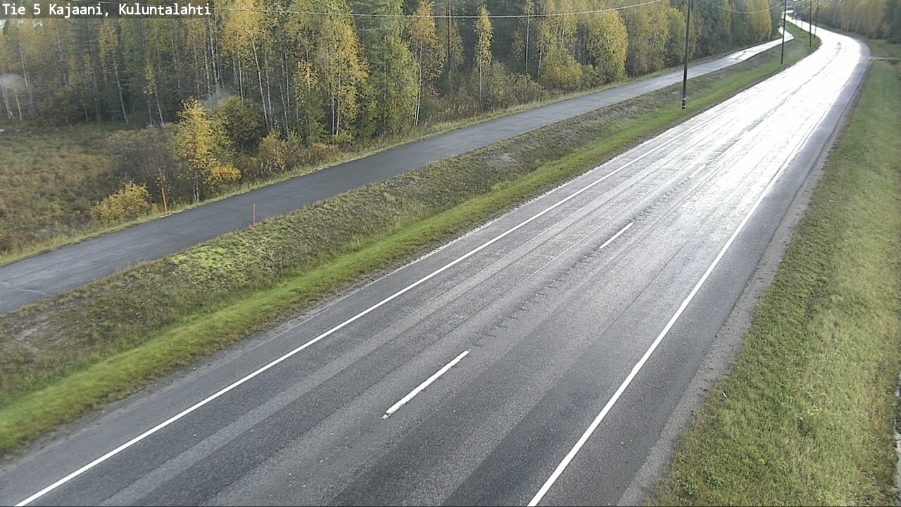Weather Camera Image Road 5 Kajaani, Kuluntalahti, Kajaani, Kainuu