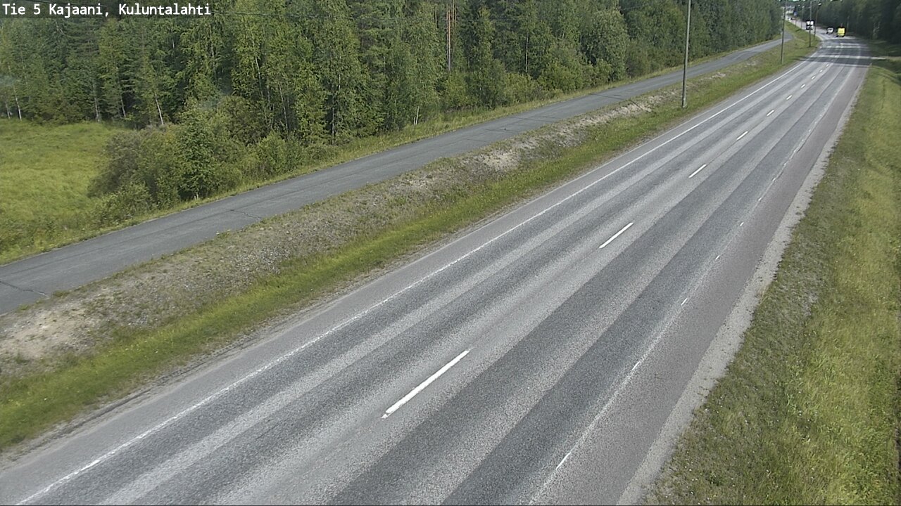 Weather Camera Image Road 5 Kajaani, Kuluntalahti, Kajaani, Kainuu