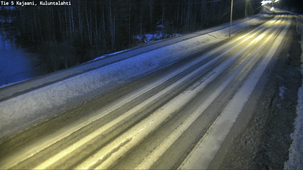 Weather Camera Image Road 5 Kajaani, Kuluntalahti, Kajaani, Kainuu