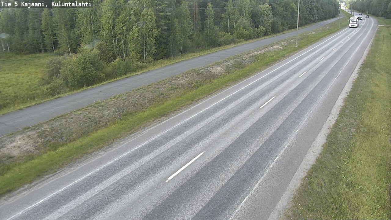 Weather Camera Image Road 5 Kajaani, Kuluntalahti, Kajaani, Kainuu