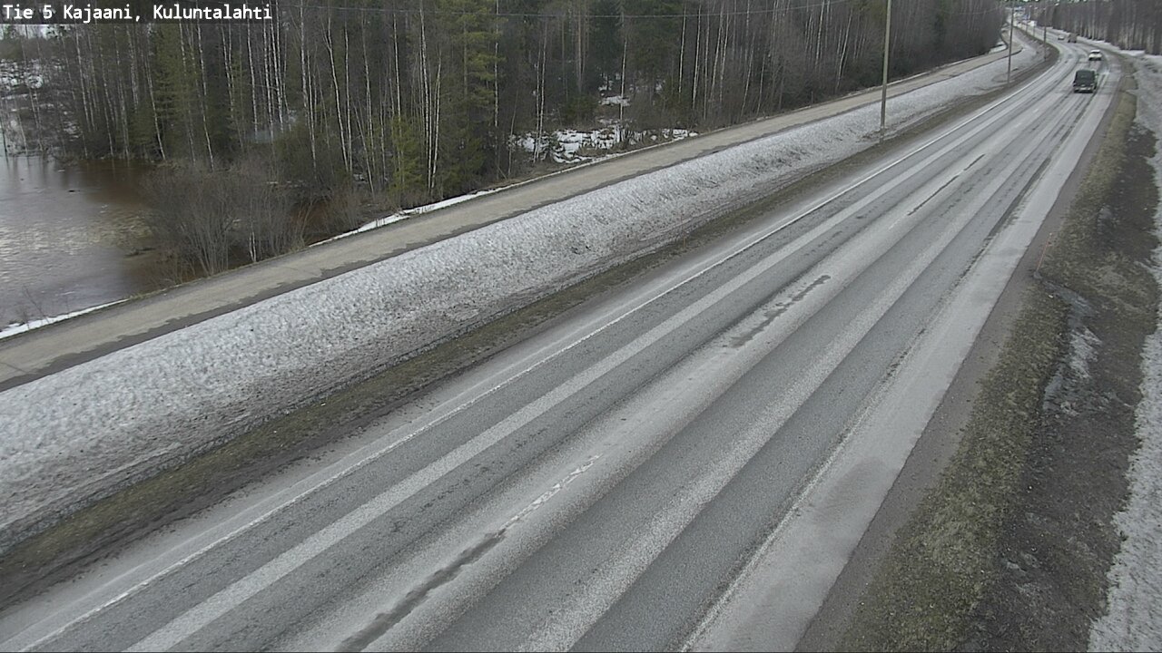 Weather Camera Image Road 5 Kajaani, Kuluntalahti, Kajaani, Kainuu