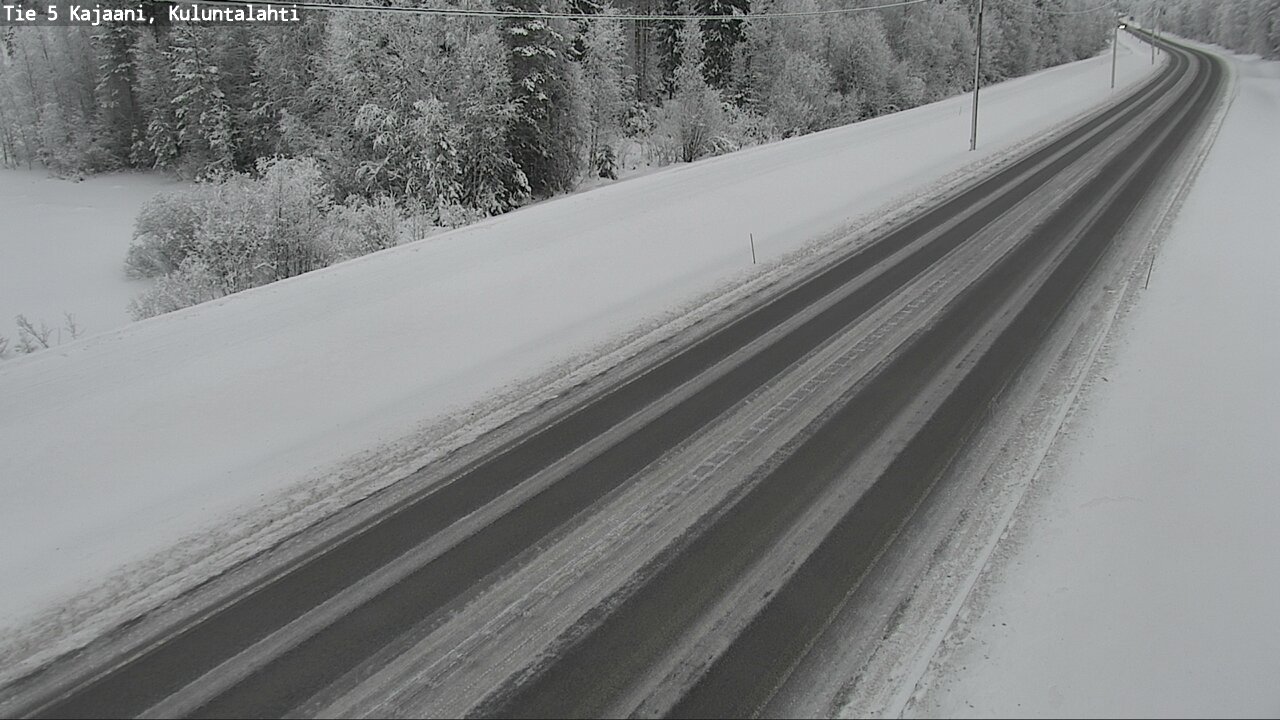 Weather Camera Image Road 5 Kajaani, Kuluntalahti, Kajaani, Kainuu