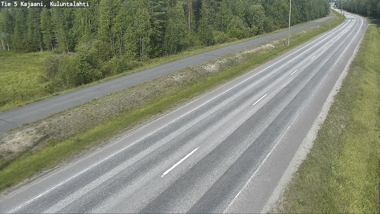 Weather Camera Image Road 5 Kajaani, Kuluntalahti, Kajaani, Kainuu
