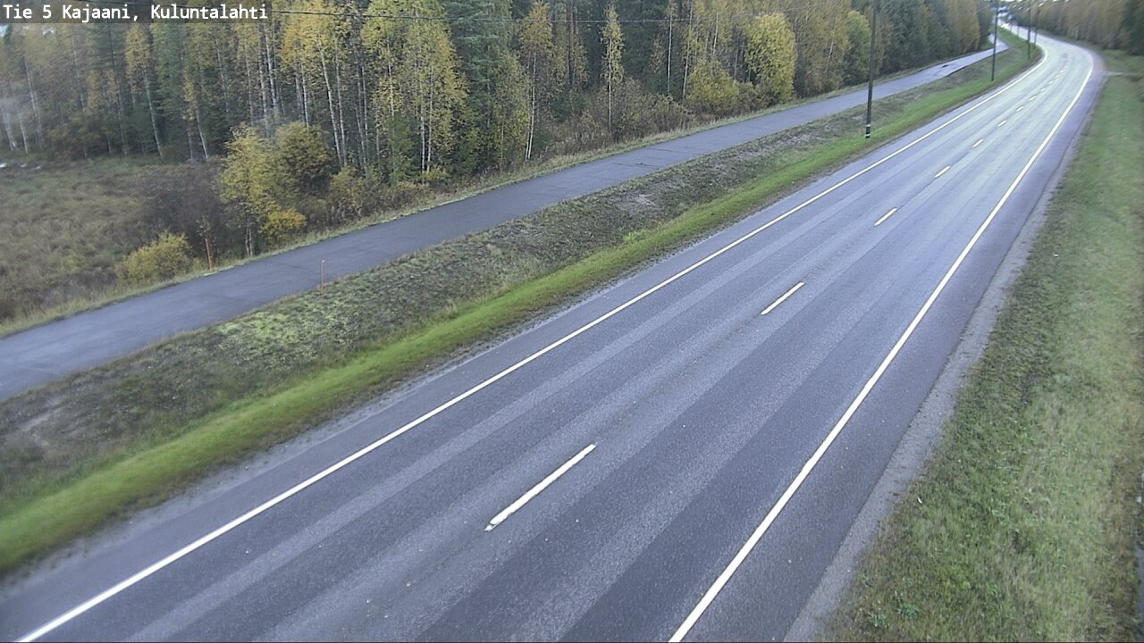 Weather Camera Image Road 5 Kajaani, Kuluntalahti, Kajaani, Kainuu