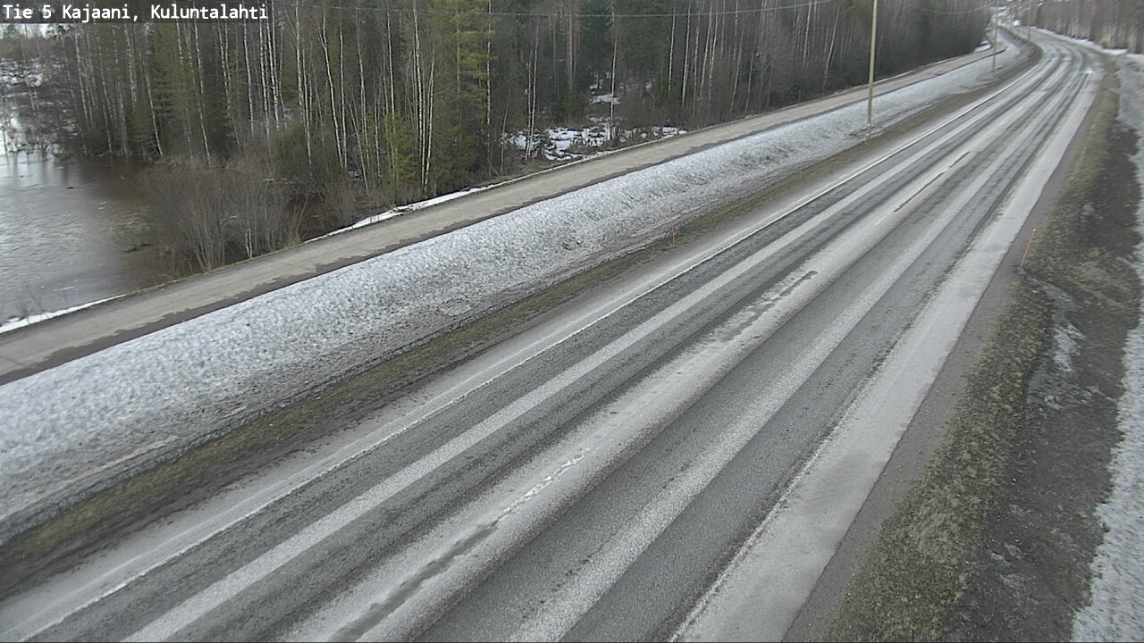 Weather Camera Image Road 5 Kajaani, Kuluntalahti, Kajaani, Kainuu