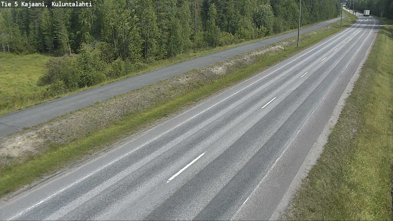 Weather Camera Image Road 5 Kajaani, Kuluntalahti, Kajaani, Kainuu