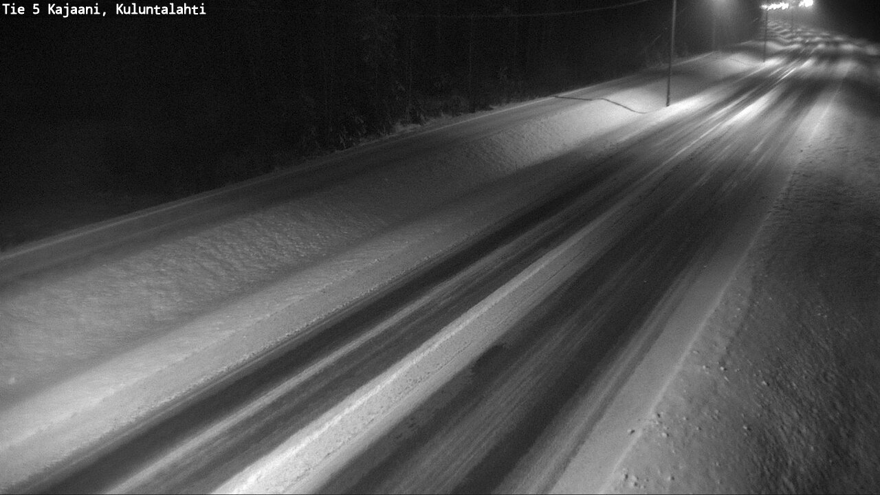 Weather Camera Image Väg 5 Kajaani, Kuluntalahti, Kajaani, Kainuu