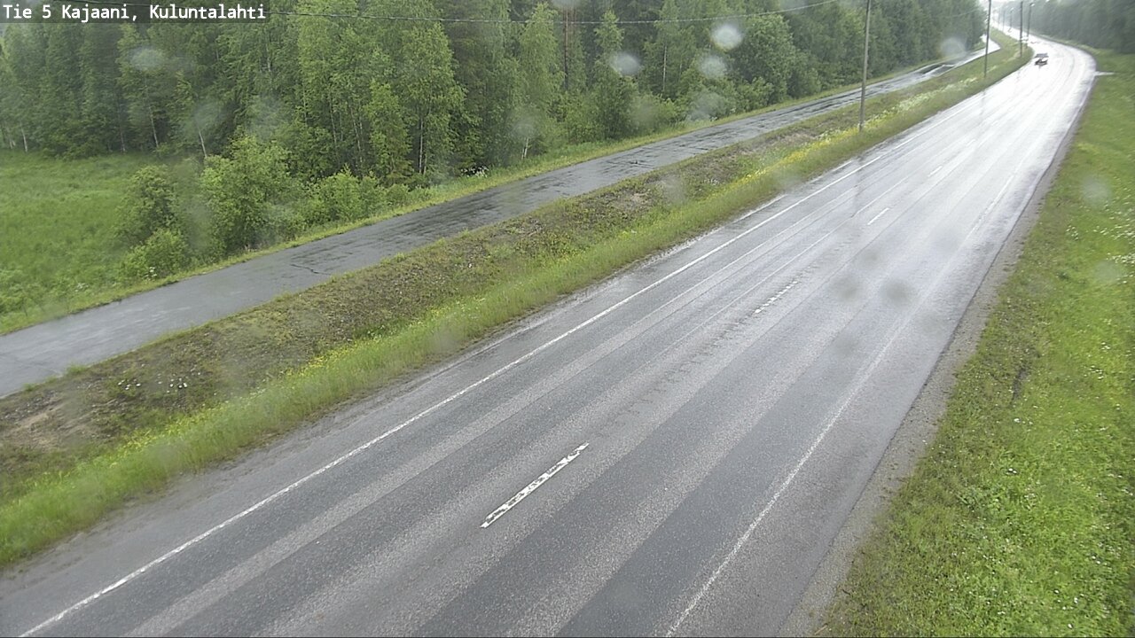 Weather Camera Image Road 5 Kajaani, Kuluntalahti, Kajaani, Kainuu