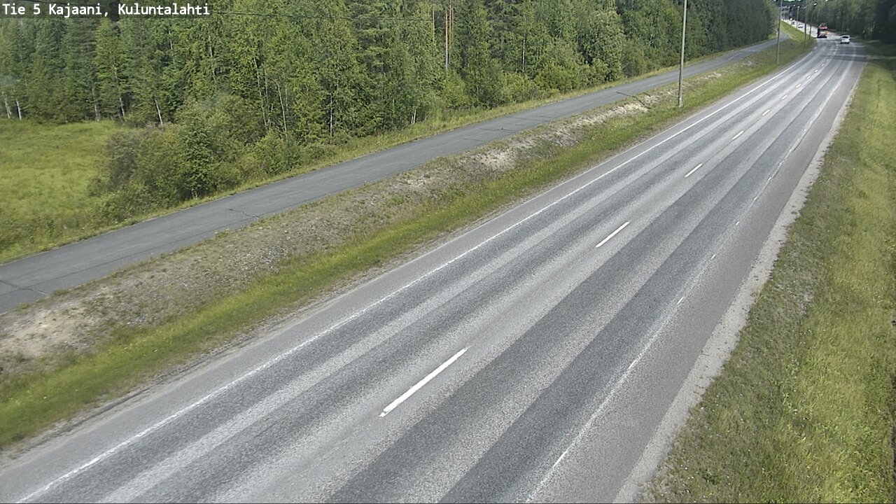Weather Camera Image Road 5 Kajaani, Kuluntalahti, Kajaani, Kainuu