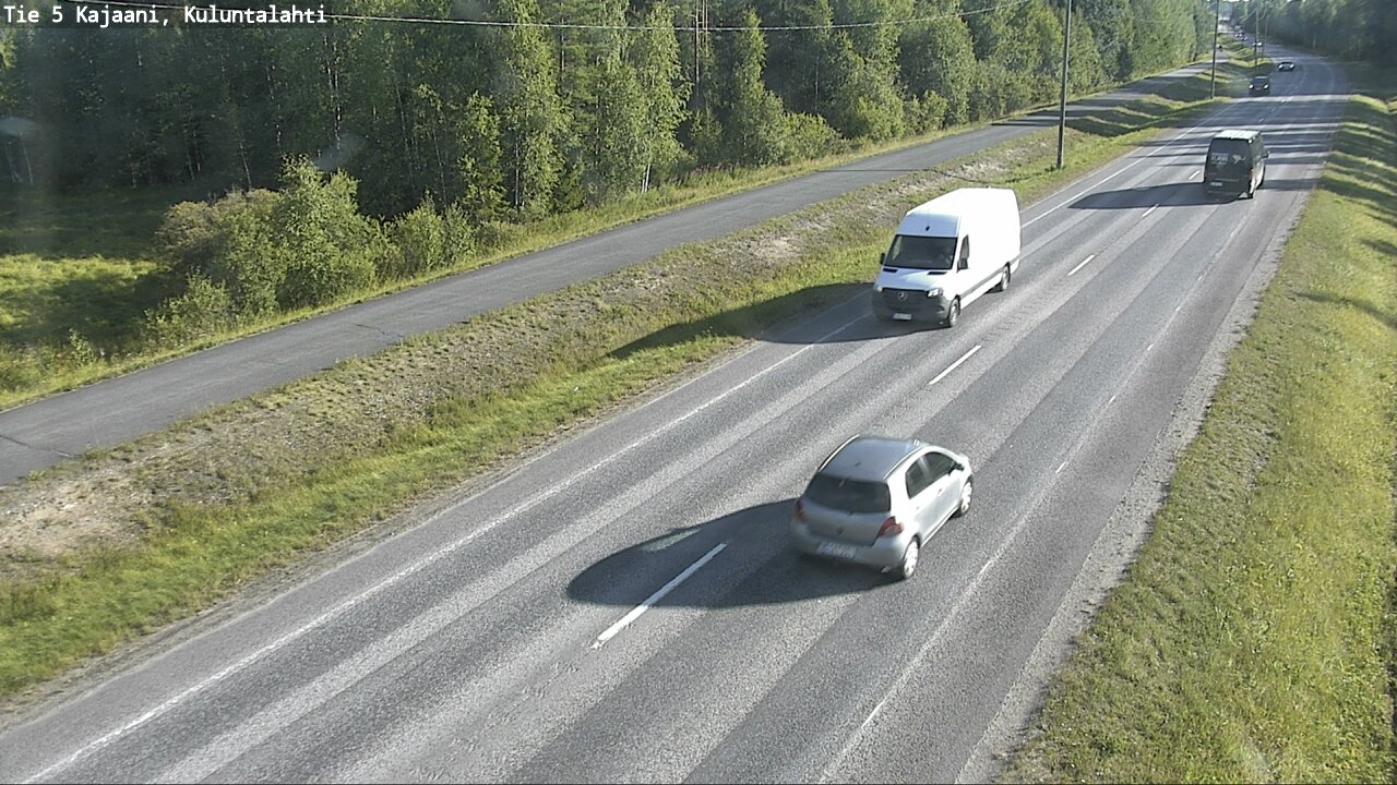 Weather Camera Image Road 5 Kajaani, Kuluntalahti, Kajaani, Kainuu