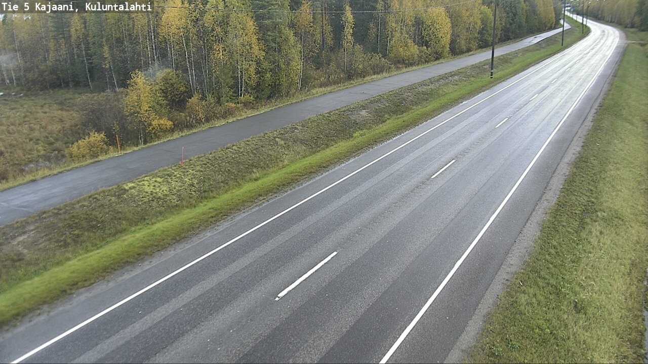 Weather Camera Image Road 5 Kajaani, Kuluntalahti, Kajaani, Kainuu