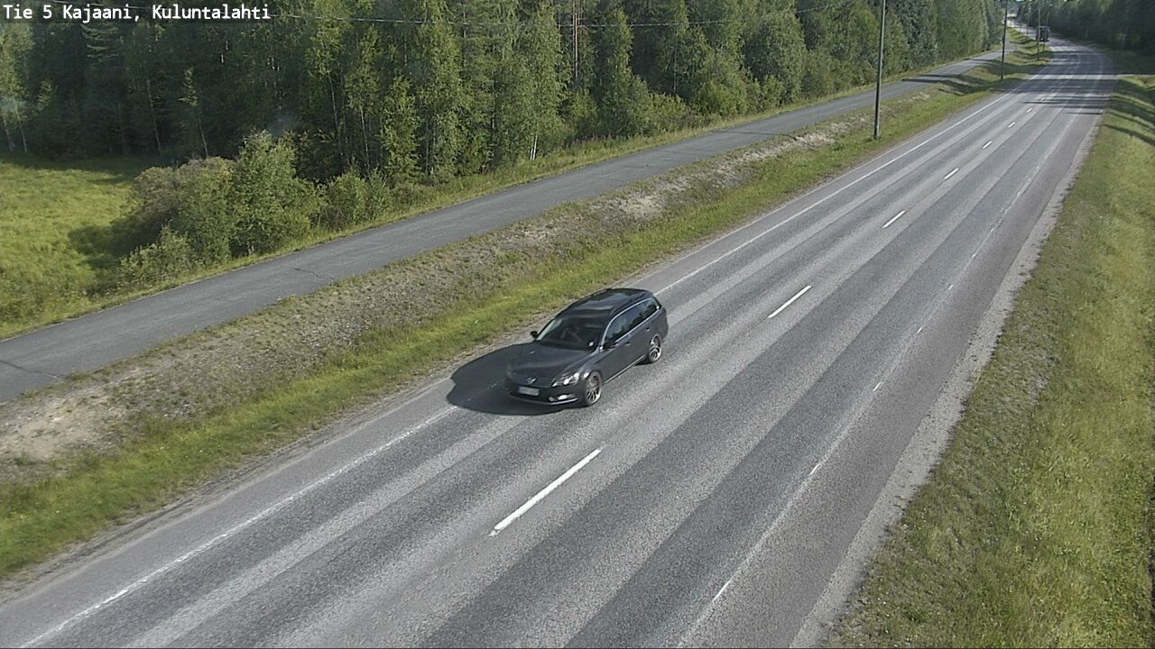 Weather Camera Image Road 5 Kajaani, Kuluntalahti, Kajaani, Kainuu