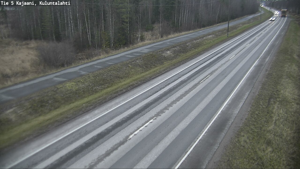 Weather Camera Image Road 5 Kajaani, Kuluntalahti, Kajaani, Kainuu