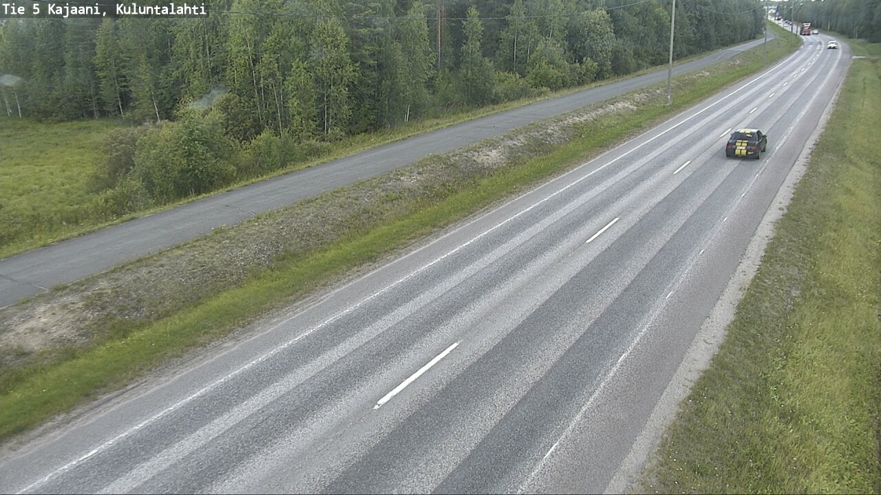 Weather Camera Image Road 5 Kajaani, Kuluntalahti, Kajaani, Kainuu