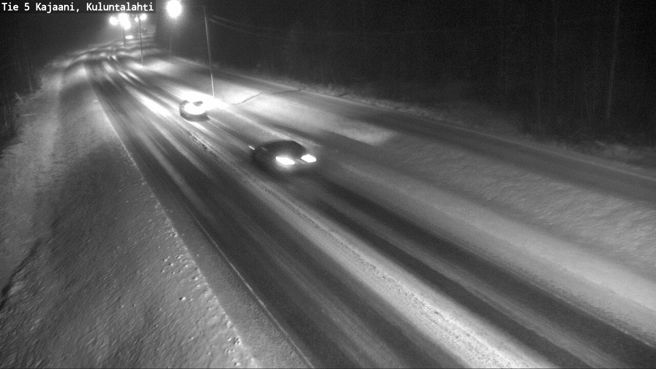 Weather Camera Image Väg 5 Kajaani, Kuluntalahti, Kajaani, Kainuu