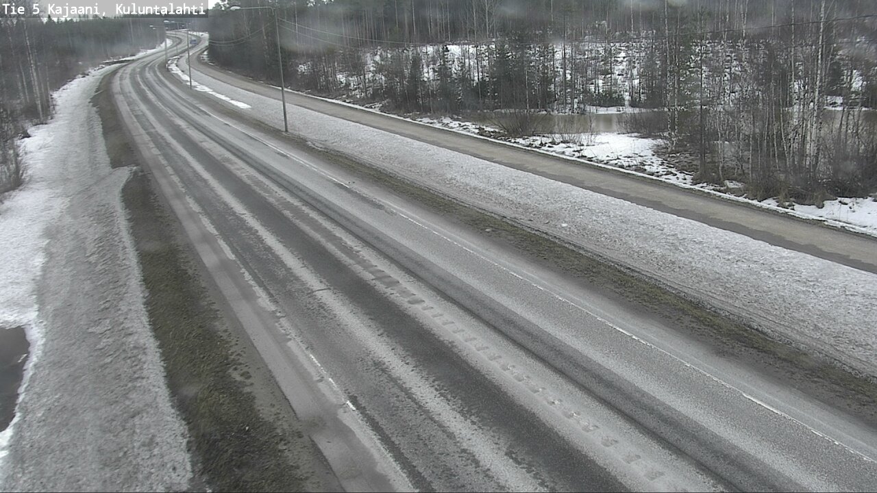Weather Camera Image Road 5 Kajaani, Kuluntalahti, Kajaani, Kainuu