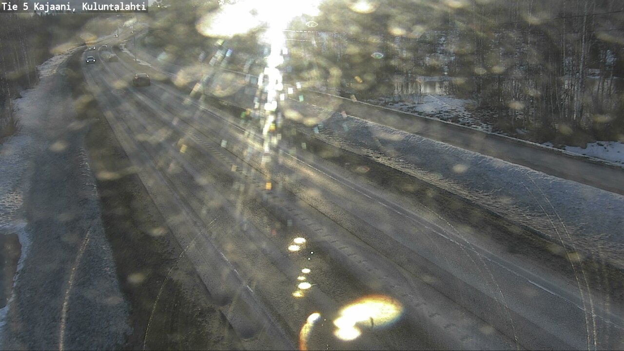 Weather Camera Image Road 5 Kajaani, Kuluntalahti, Kajaani, Kainuu