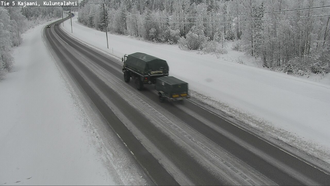Weather Camera Image Road 5 Kajaani, Kuluntalahti, Kajaani, Kainuu