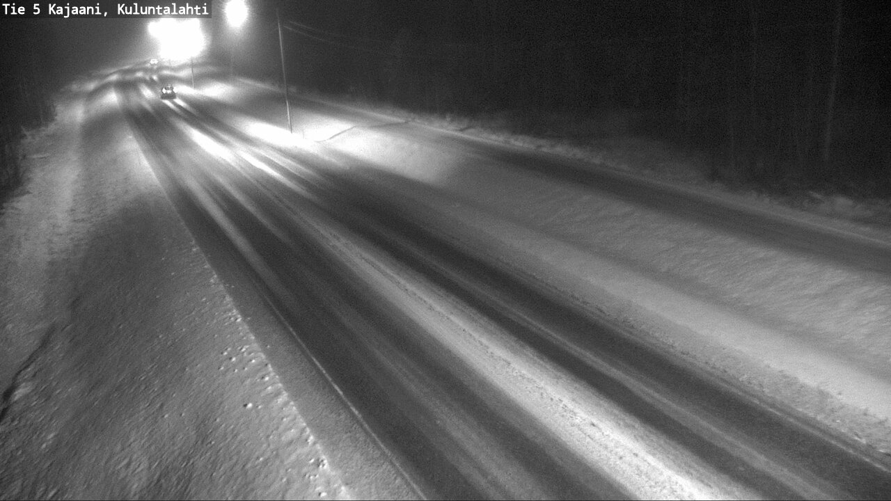 Weather Camera Image Väg 5 Kajaani, Kuluntalahti, Kajaani, Kainuu