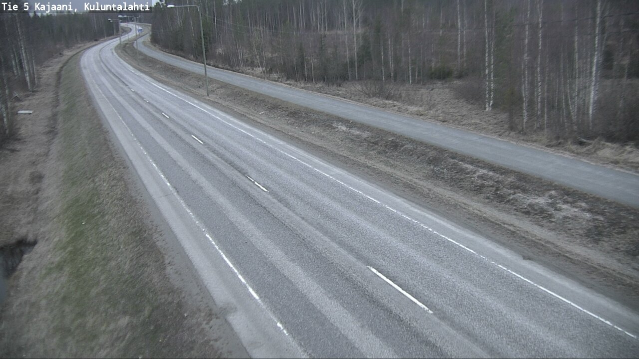 Weather Camera Image Road 5 Kajaani, Kuluntalahti, Kajaani, Kainuu