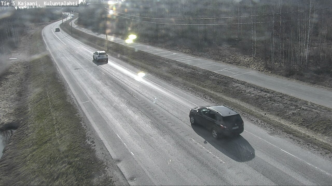 Weather Camera Image Väg 5 Kajaani, Kuluntalahti, Kajaani, Kainuu