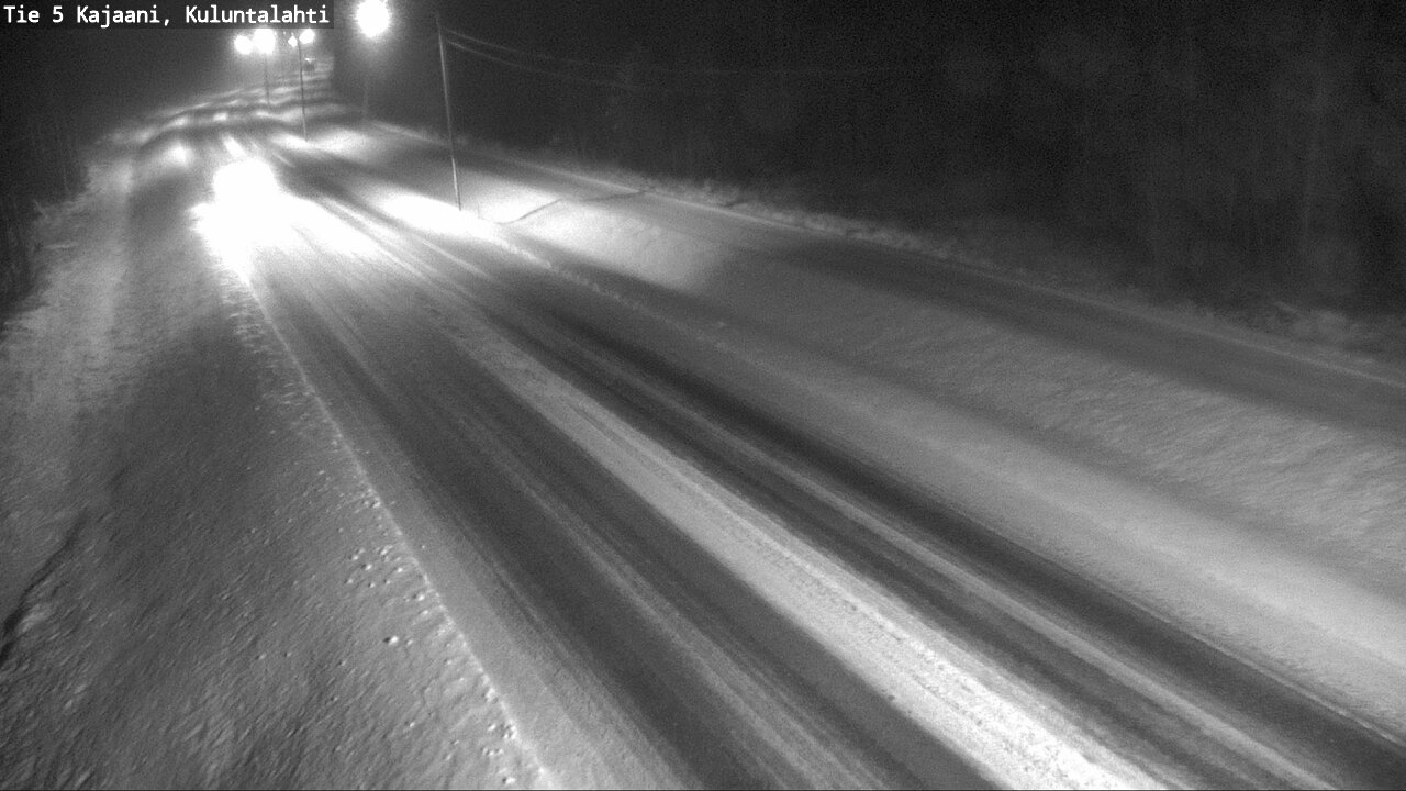 Weather Camera Image Väg 5 Kajaani, Kuluntalahti, Kajaani, Kainuu