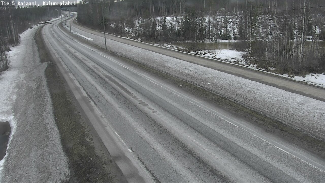 Weather Camera Image Road 5 Kajaani, Kuluntalahti, Kajaani, Kainuu