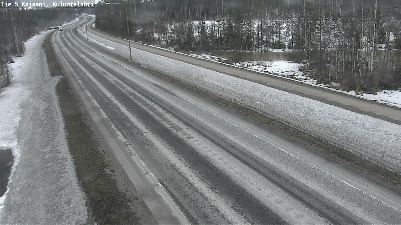 Weather Camera Image Road 5 Kajaani, Kuluntalahti, Kajaani, Kainuu
