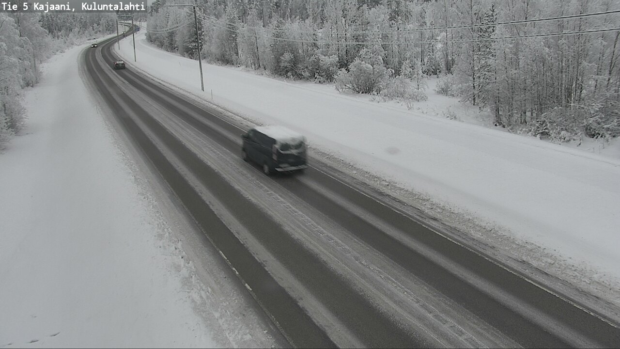 Weather Camera Image Road 5 Kajaani, Kuluntalahti, Kajaani, Kainuu