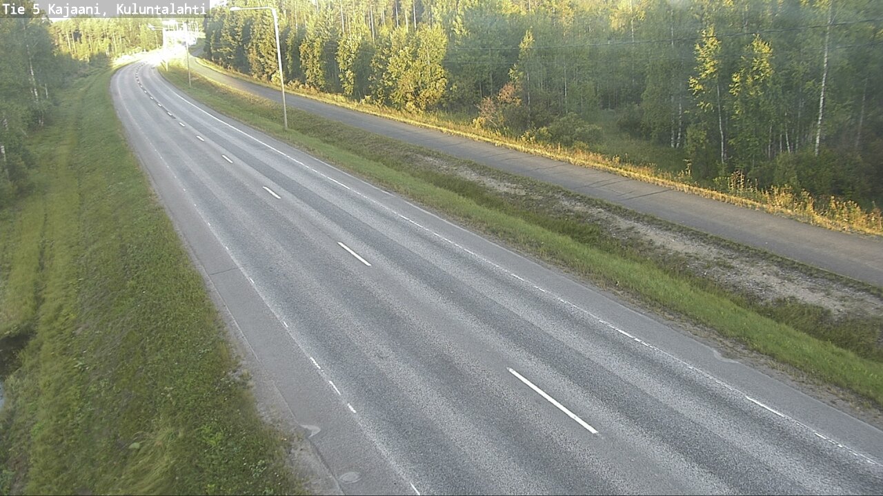 Weather Camera Image Road 5 Kajaani, Kuluntalahti, Kajaani, Kainuu