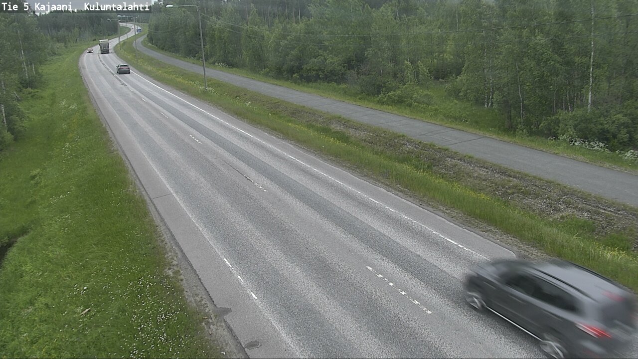 Weather Camera Image Road 5 Kajaani, Kuluntalahti, Kajaani, Kainuu