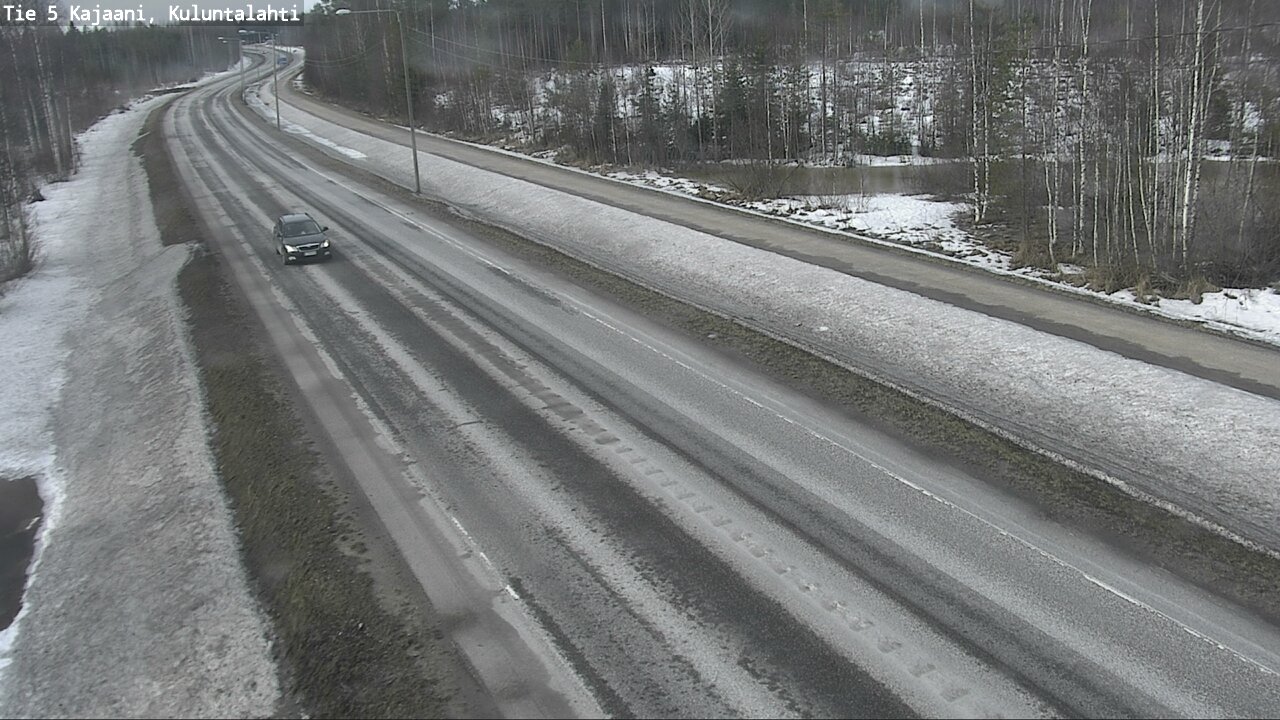 Weather Camera Image Road 5 Kajaani, Kuluntalahti, Kajaani, Kainuu