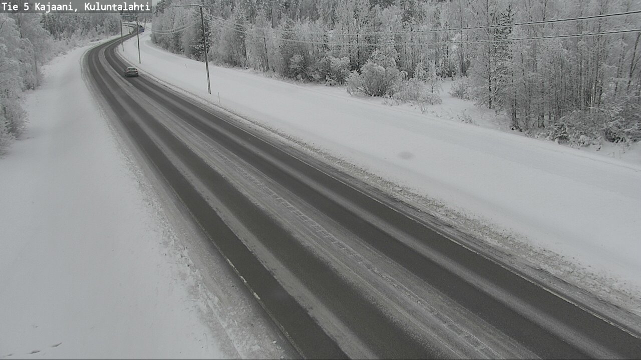 Weather Camera Image Road 5 Kajaani, Kuluntalahti, Kajaani, Kainuu