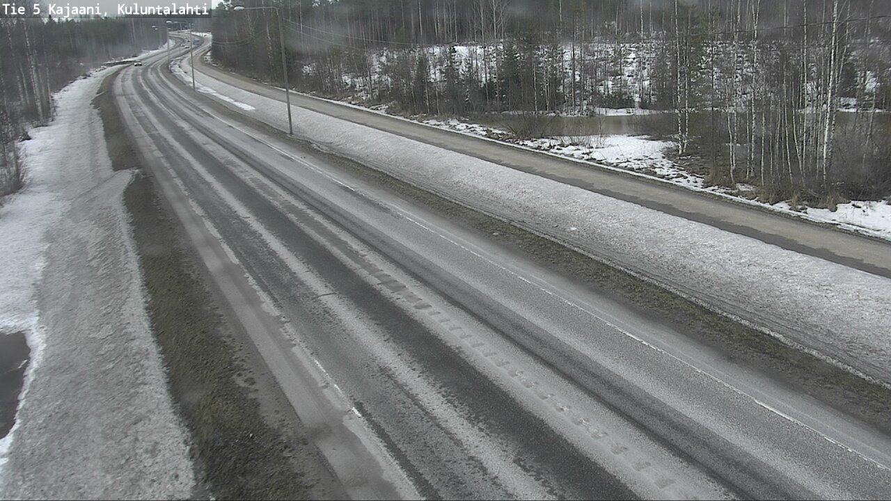 Weather Camera Image Road 5 Kajaani, Kuluntalahti, Kajaani, Kainuu