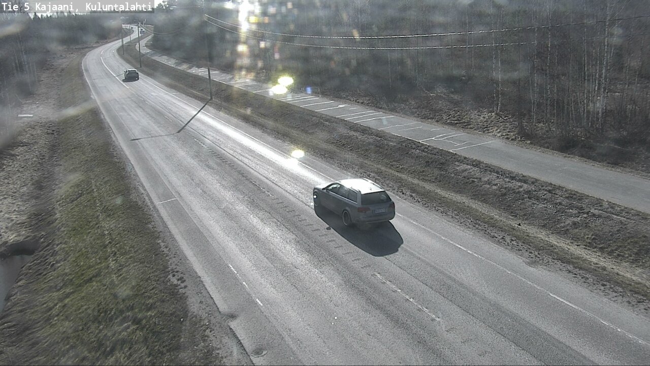 Weather Camera Image Väg 5 Kajaani, Kuluntalahti, Kajaani, Kainuu