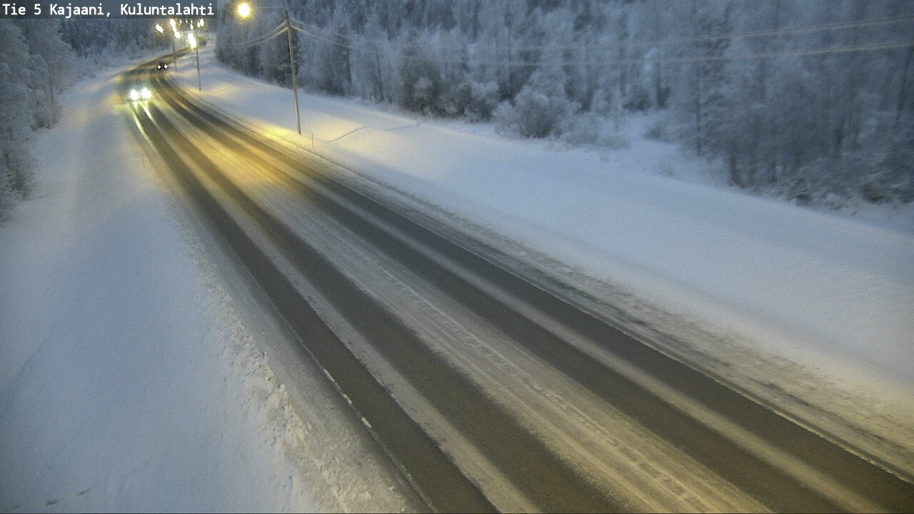 Weather Camera Image Road 5 Kajaani, Kuluntalahti, Kajaani, Kainuu